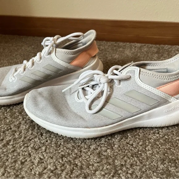 adidas gazelle silver green womens Adidas Ash Peach Mesh Sneakers- Size 8  The Saved Collection